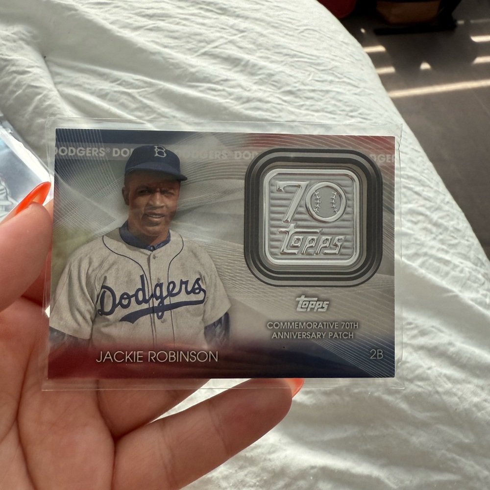 Topps 70th Anniversary Logo Patch Card